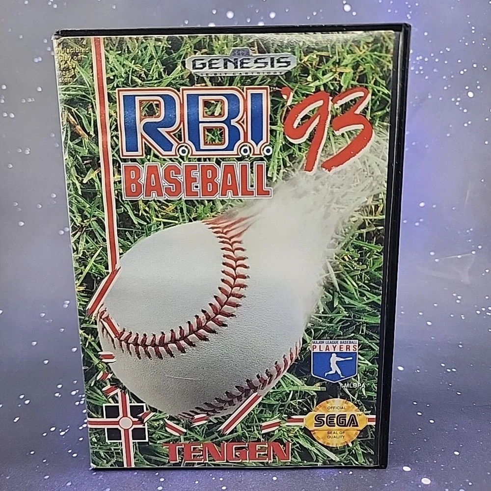 R.B.I. Baseball '93 (Sega Genesis, 1993) CIB Complete Video Game Tested Working